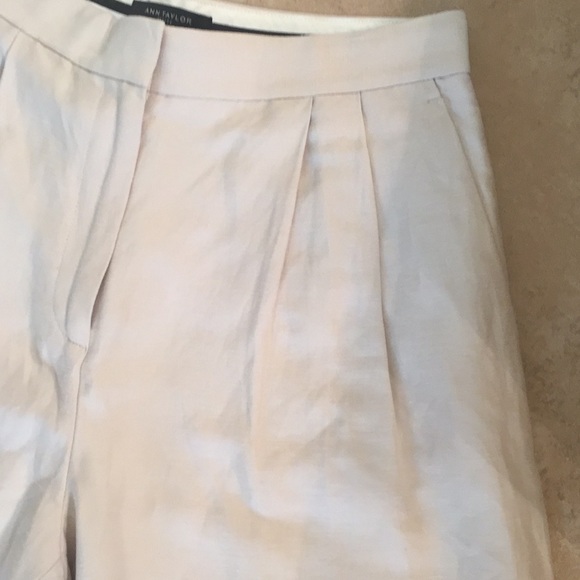 Ann Taylor Linen Taupe Trousers - Picture 3 of 6